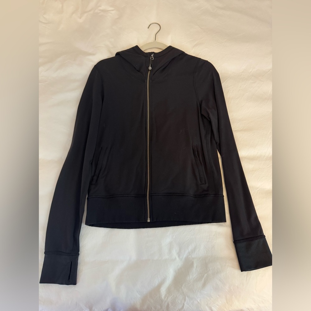 Women's Lululemon Black Zip-Up Hoodie (Nulu).